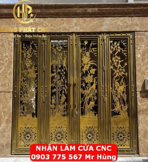 【#1】Đơn vị thiết kế - Thi công Cửa cổng sắt CNC Đồng Nai