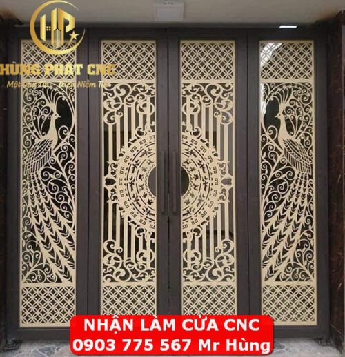 Làm cửa cổng sắt CNC tại thành phố Thủ Đức