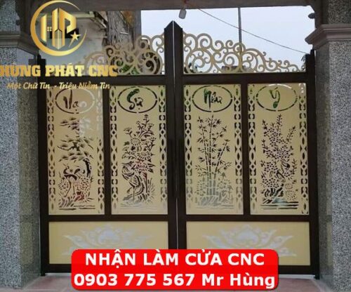 Xưởng gia công cửa cổng CNC ở Long Khánh